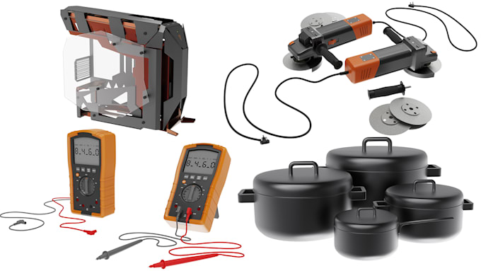 Do 3d model and 3d rendering for industrial product design by ...
