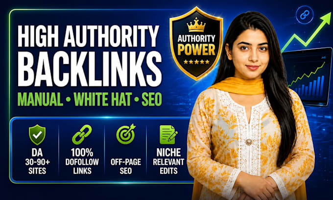 do manual high authority dofollow backlinks and off page SEO link building
