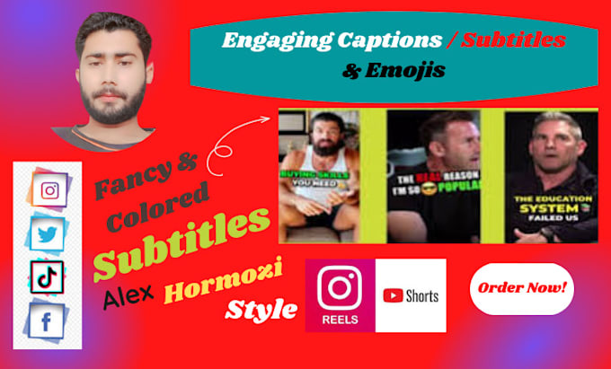 add captions on instagram reels youtube shorts fb tiktok videos