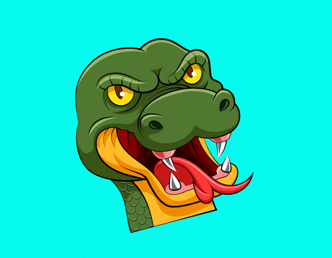 design creative awesome snake logo  for your business