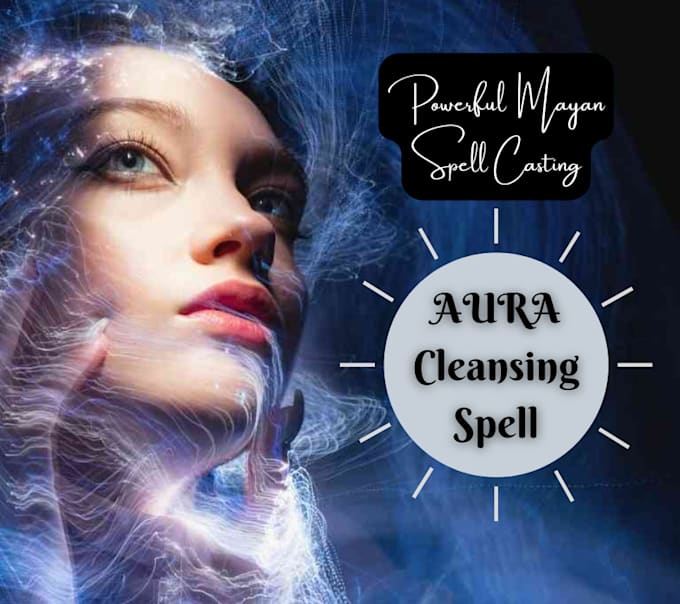 cast strong distant aura cleansing spell
