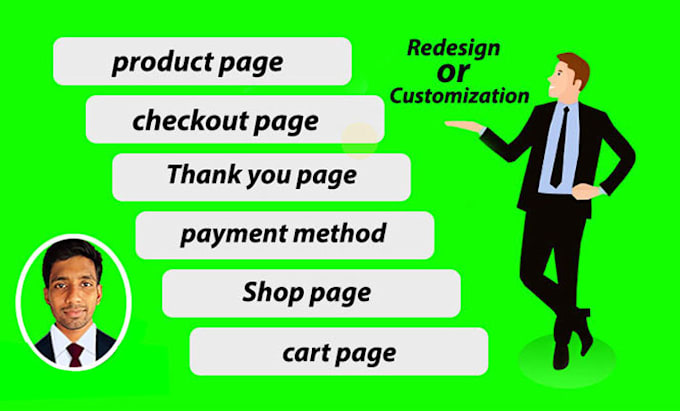customize woocommerce checkout, cart, product, and thank you page