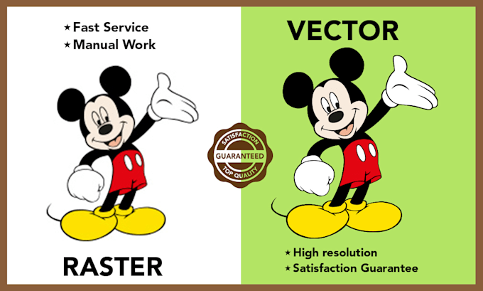 do vector tracing logo, image or edit