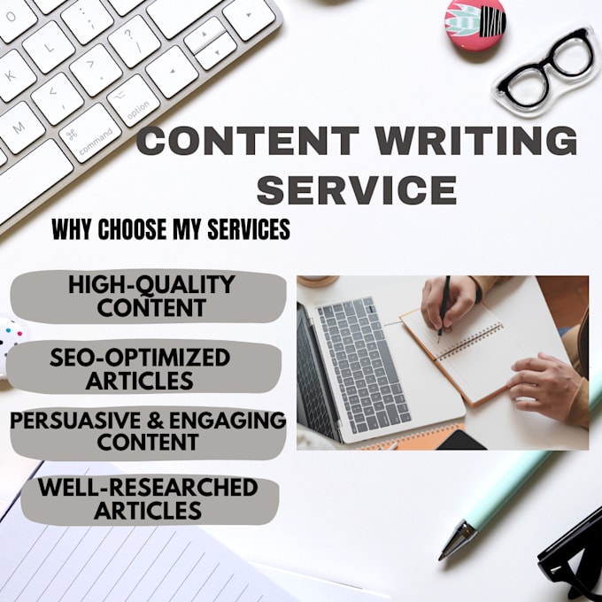 write high quality blog posts or articles tailored to your niche