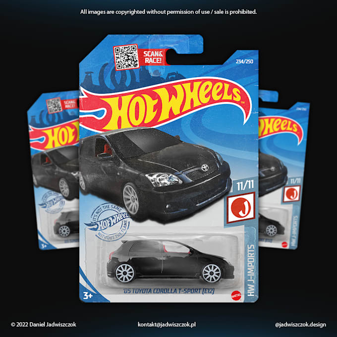 a custom hot wheels edit from your car by Jadwiszczok Fiverr