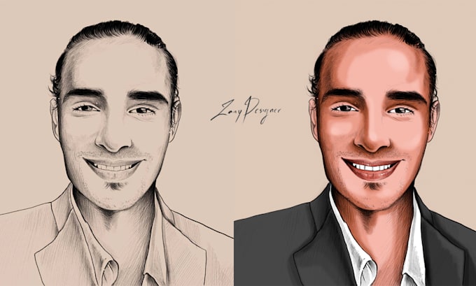 draw realistic portraits for you