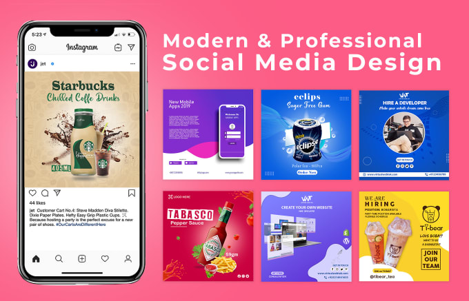 design social media poster and ads post design for any platform