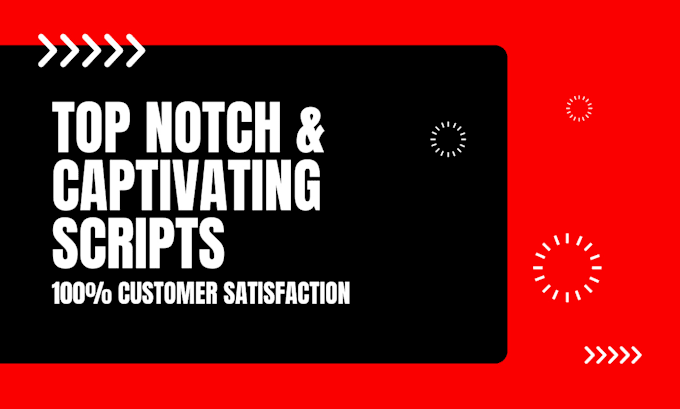 Write a captivating youtube video script by Shahzaibahmed_5 | Fiverr