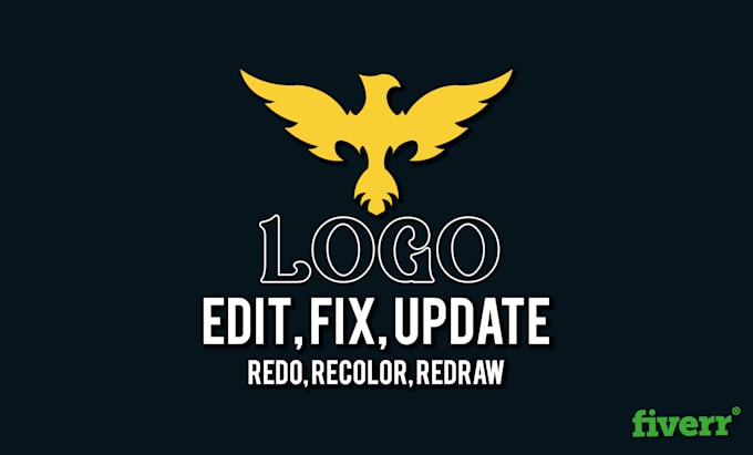 recreate, redesign, edit, and modify your logo