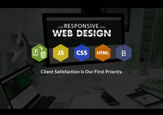 Create responsive website in html css javascript by Al_nomam | Fiverr
