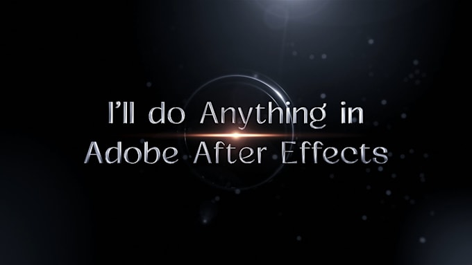 do anything in adobe after effects