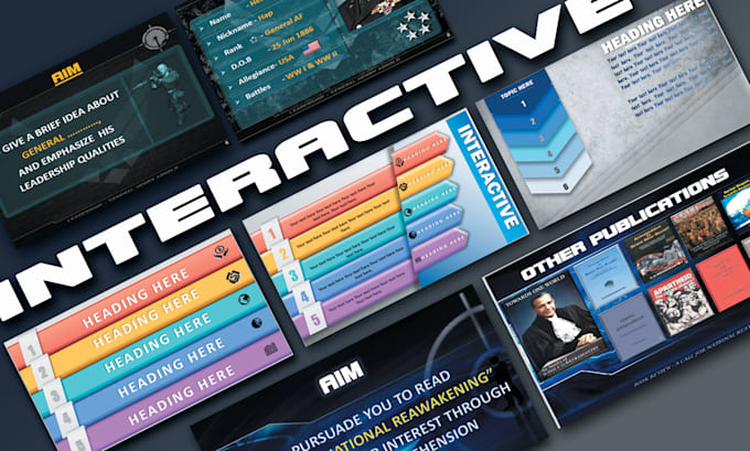 create interactive and creative unique powerpoint presentations