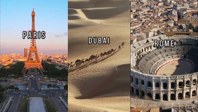 create travel, instagram reels, and youtube shorts