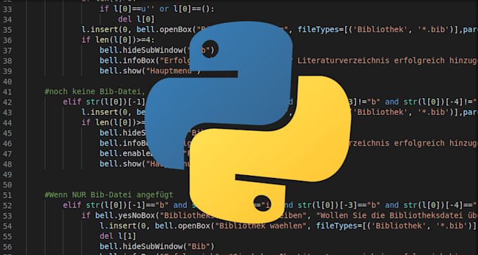 Write your python script by Mika1953 | Fiverr
