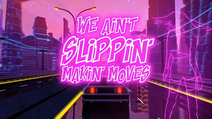 make an animated lyric music video with in 12 hours