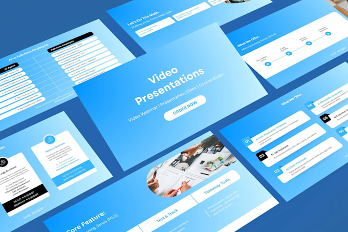 create video presentation of slides using voice over