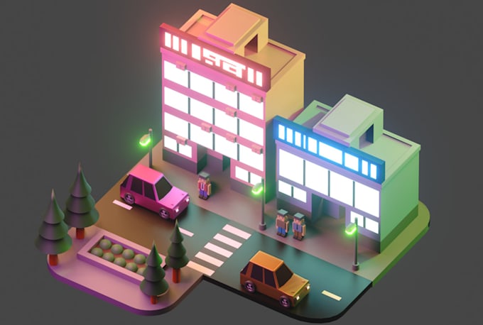 create unique 3d model for products, games and animations
