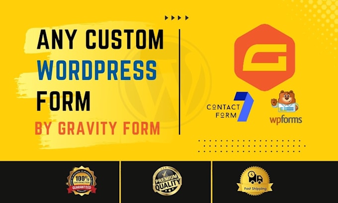 create or fix any custom contact, conditional, gravity forms