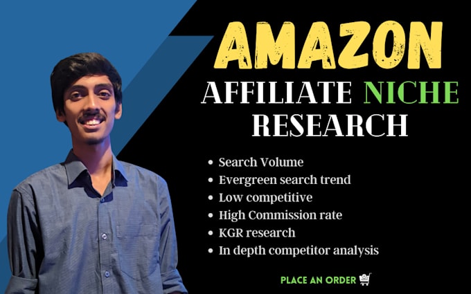 do amazon affiliate niche research and keyword research