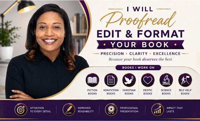 be your book editor and proofreader