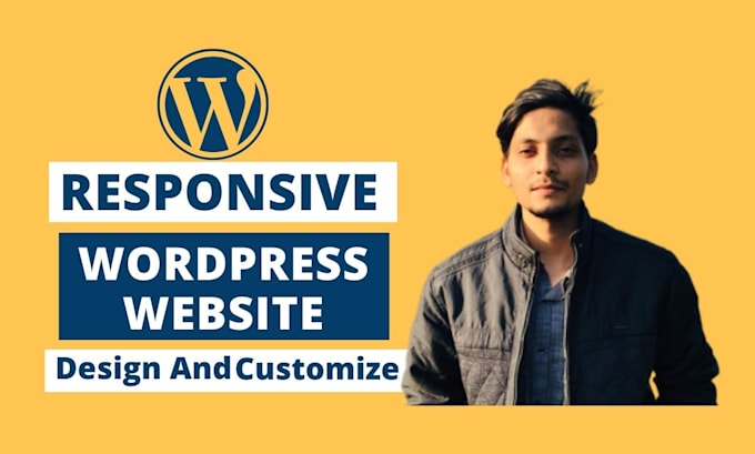 do responsive wordpress website design and website customize
