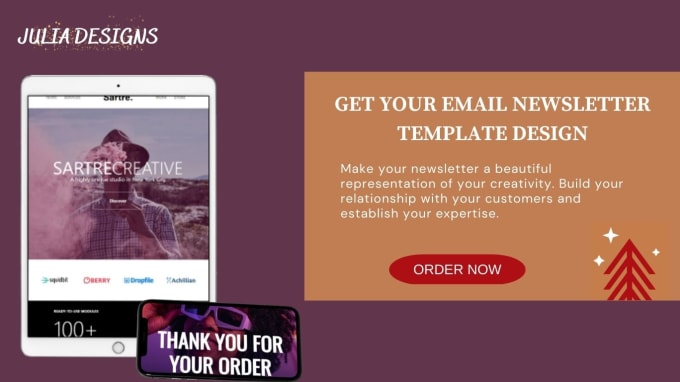 Design substack newsletter mailchimp email template newsletter