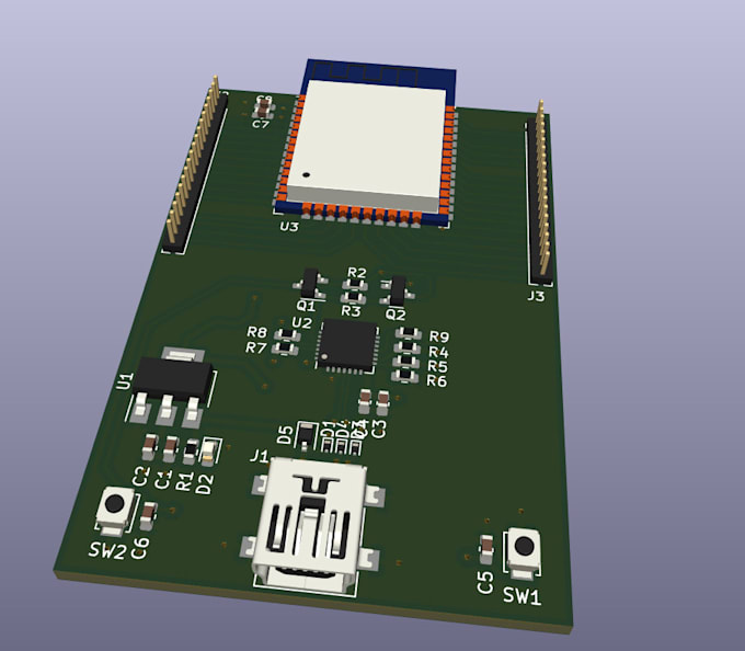 Make your esp32 design and pcb by Laldji_mourad | Fiverr image.