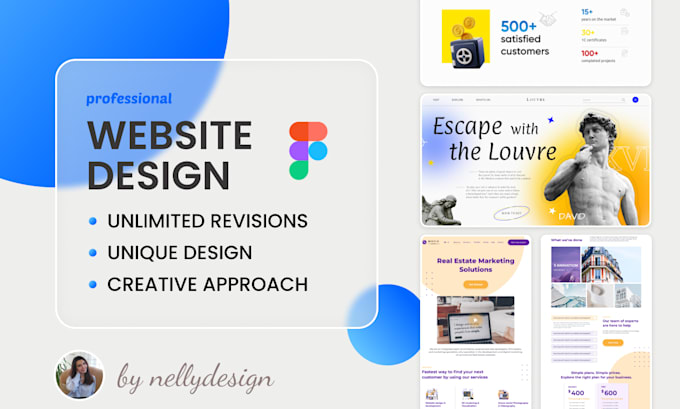 Design professional website design in figma by Designnelly | Fiverr