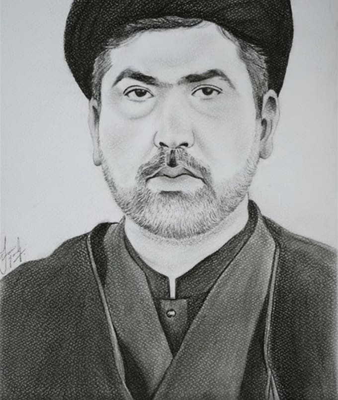 Draw realistic pencil sketch by Hasnainzaidy Fiverr