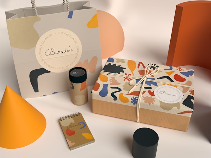 design logo, branding, packaging and social media kit