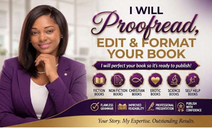 professionally proofread, edit and format your fiction book