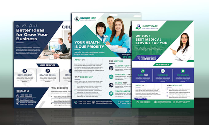 do professional, corporate and marketing flyer design