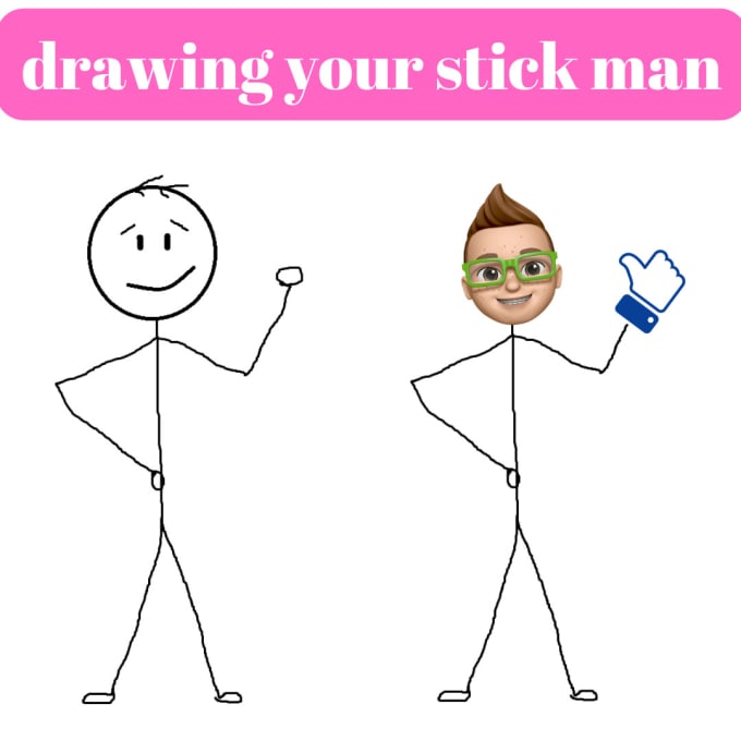 Drawing your memogies in the shape of a stick man within by Heredort4 ...