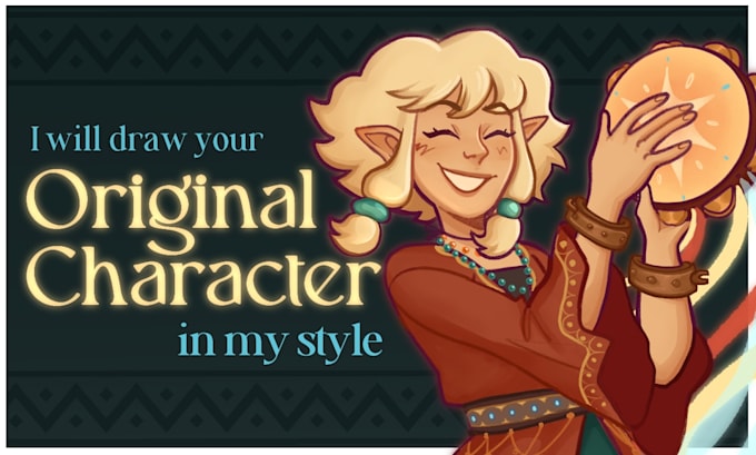 draw your dnd or original character in my manga style