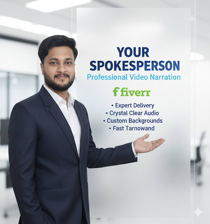 be your english spokesperson
