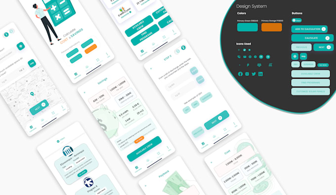Design ux ui for mobile apps and landing pages by Gorkemavcu | Fiverr