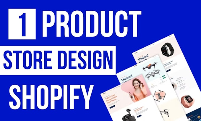 Build shopify one product store shopify dropshipping single product