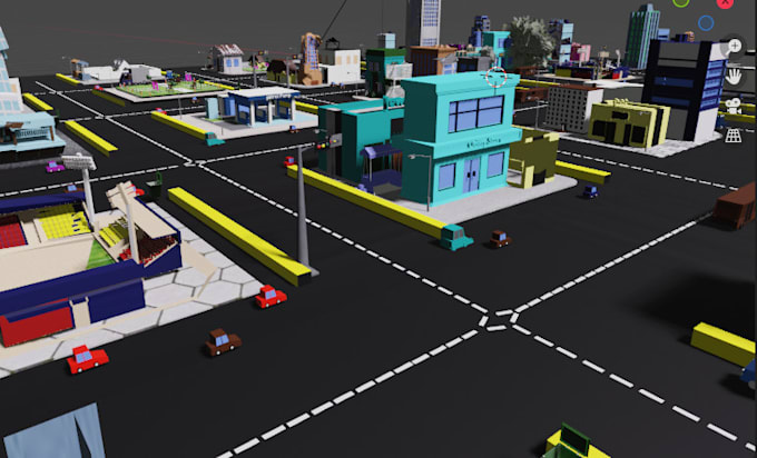 make 3d low poly models in blender