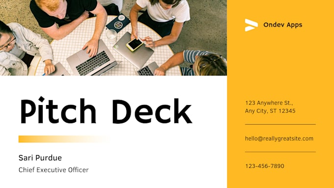 design or turn your powerpoint presentation into a slideshow