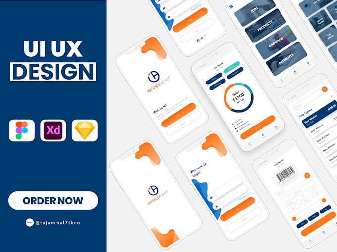 do mobile app uiux web uiux app prototype wireframe design