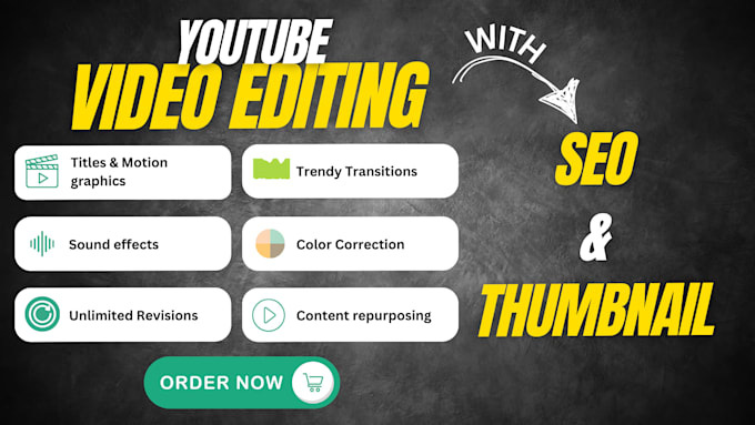 edit youtube videos with thumbnail and SEO