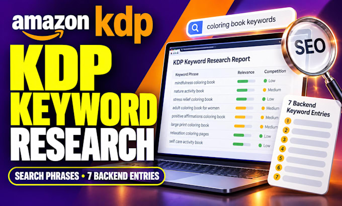 research amazon KDP keywords and categories for your book
