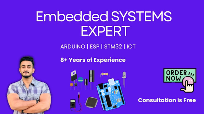 be your expert in embedded systems, arduino, esp32, and stm32