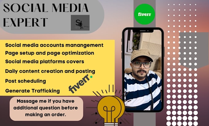 be your social media marketing manager
