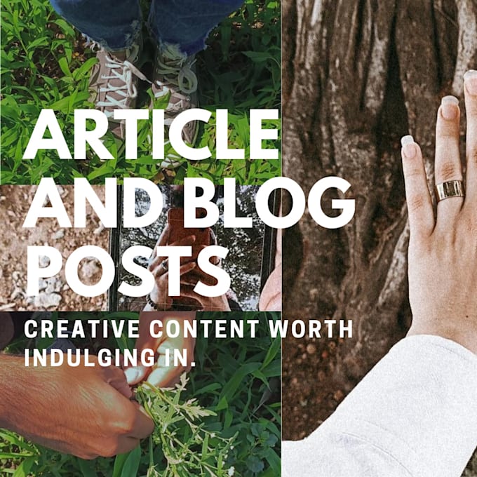 Write insightful and engaging articles by Noorelarte | Fiverr
