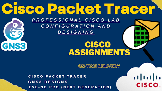 do cisco project on cisco packet tracer  gns3 networking