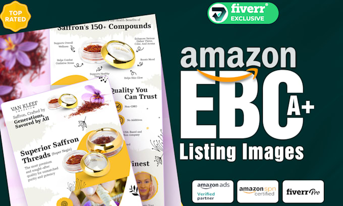 design amazon listing images and amazon ebc a plus content