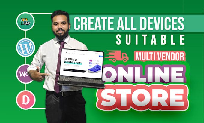 design woocommerce store or multi vendor online store