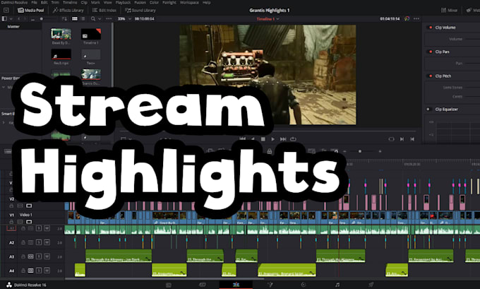 edit your twitch stream vods to make youtube highlights