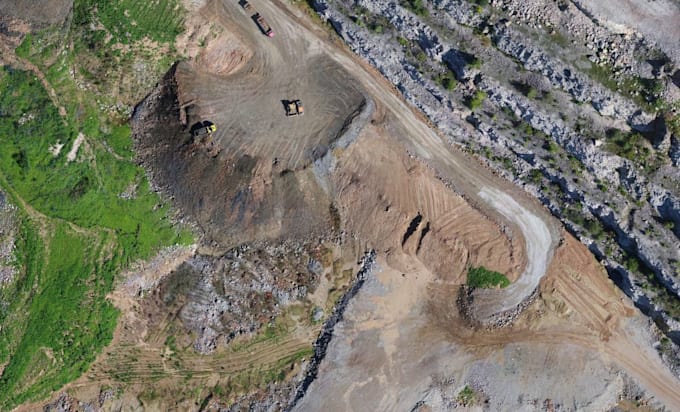 create an orthophoto from aerial data